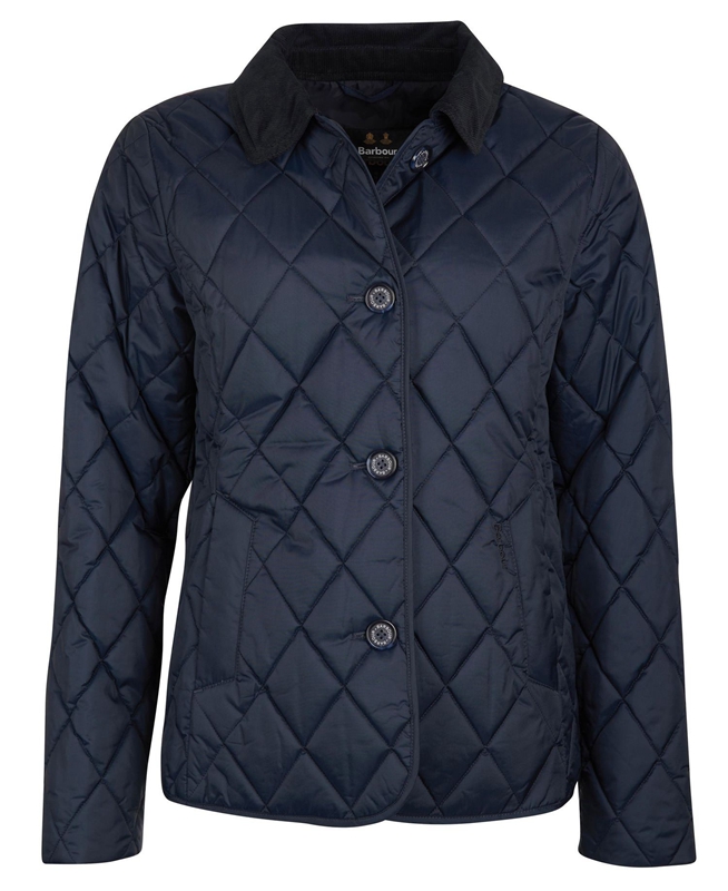 Barbour Omberlsey Women's Quilted Jackets Navy | 409176-DNC