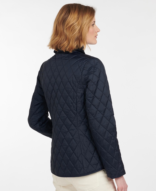 Barbour Omberlsey Women's Quilted Jackets Navy | 409176-DNC